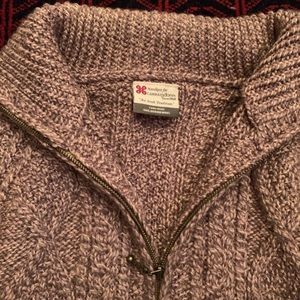 Hand-knit Irish Wool Sweater
